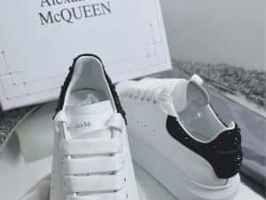 Adidasi crystals Alexander McQueen cu pietricele piele naturala — miniatura 4