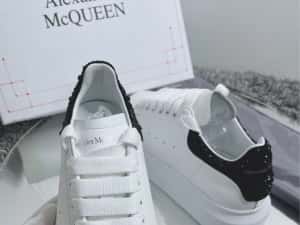 Adidasi crystals Alexander McQueen cu pietricele piele naturala — miniatura 8