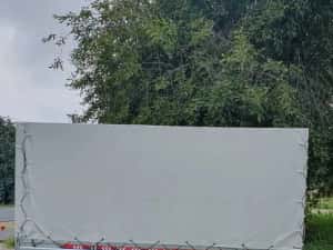 Remorca Repo cu prelata, carte rar, nr. rosu