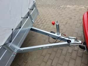 Remorca Repo cu prelata, carte rar, nr. rosu — miniatura 3