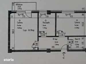 Apartament nou 2 camere decomandate, 54mp, etaj 3, finisat, cu parcare — miniatura 6