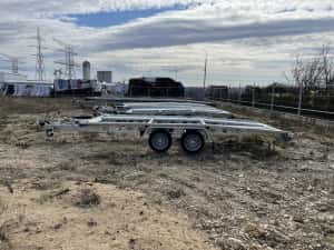 Trailer auto Gala platforma auto remorca auto si Rate Leasing Credit!! — miniatura 2