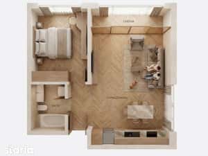 Apartament 2 camere | Bloc nou | Parc  | Finisat modern | TVA inclus — miniatura 4