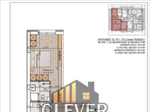 Apartament 3 camere 78 mp, Pallady, Metrou Nicolae Teclu — miniatura 5