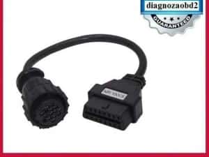 Cablu adaptor TIR Scania, DAF, Volvo, diagnoza camion OBD2 Delphi — miniatura 4
