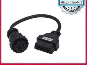 Cablu adaptor TIR Scania, DAF, Volvo, diagnoza camion OBD2 Delphi — miniatura 6