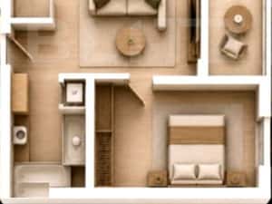 Apartament 2 camere, 51 mp, parcare subterana si Tva inclus, zona Arad