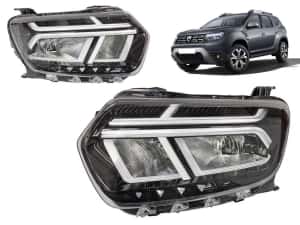 FAR Faruri Dacia Duster 2021-2024 cu LED lumini — miniatura 1