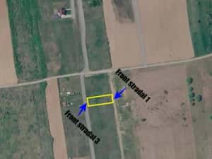 Teren intravilan 700 mp de vanzare in Paleu | Dublu front stradal