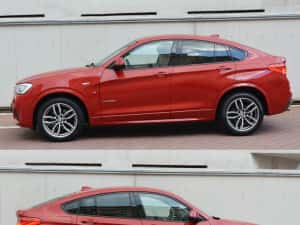 BMW X4 M Paket 4x4 Euro 6 190cp 2.0d individual Distronic Lane Side navigație Garanție Germania Automat moduri încălzire cameră cârlig pedestrian — miniatura 3