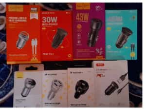 Incarcatoare auto premium superfast charge usb + type c  , sigilate