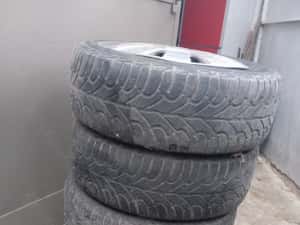 205/60/15,4 bucăți,M+S,Fulda, cu capace, 5 prezoane — miniatura 2