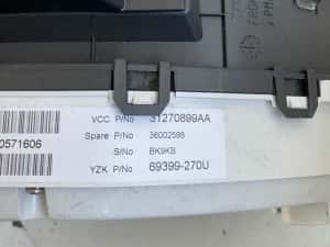 Ceasuri de bord VOLVO XC60 S60 2010-2017 31270899 36002598 — miniatura 9