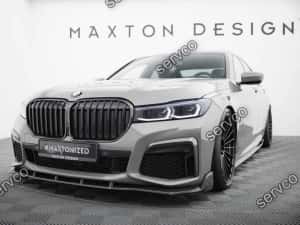 Prelungire bara fata Bmw Seria 7 G11 M-Pack 2019-2022 10 Maxton Carbon — miniatura 3