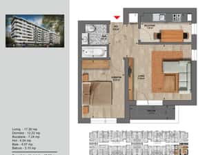 FINALIZAT Apartament 2 camere Weiner Residence Direct Dezvotator Vest — miniatura 6