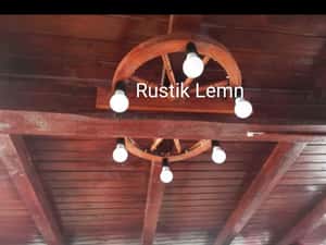 Lustre rustice din lemn — miniatura 5