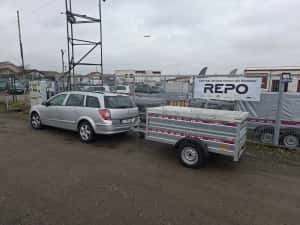 Remorca 750 kg,205X115X68,obloane duble si prelata, carte RAR — miniatura 5