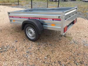 Remorca 750 kg,205X115X68,obloane duble si prelata, carte RAR — miniatura 10