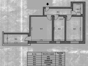 Apartament 2 camere Strada Mărului, Sălăjan