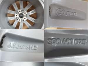 jante aliaj 16; 5x112;  originale Vw Passat b8, b7, b6 — miniatura 9