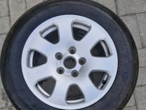 Jantă aliaj originală Audi 15" 5x112 ET39 cod 8E0 601 025 + cauciuc