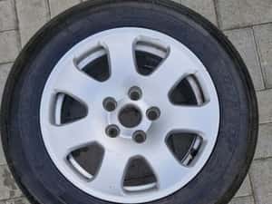 Jantă aliaj originală Audi 15" 5x112 ET39 cod 8E0 601 025 + cauciuc — miniatura 8