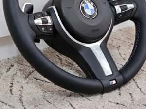 Volan BMW M Sport F10 F30 F15 F01 F02 F06 Incalzire Vibrații Distronic — miniatura 2