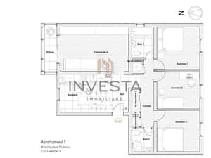 Apartament cu 4 camere decomandate, bd. Titulescu. — miniatura 5