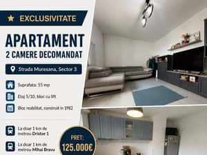 EXCLUSIVITATE – Apartament 2 camere decomandat | Sector 3 — miniatura 1