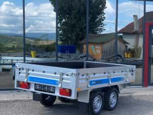Remorca Noua  750Kg 2 Ax Faro Magicus 263x150x35 cm Tip Platforma RATE — miniatura 4
