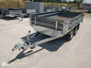 Remorca Noua  750Kg 2 Ax Faro Magicus 263x150x35 cm Tip Platforma RATE — miniatura 5