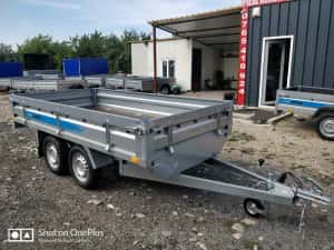 Remorca Noua  750Kg 2 Ax Faro Magicus 263x150x35 cm Tip Platforma RATE — miniatura 6