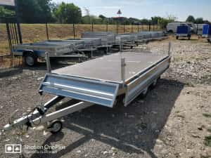 Remorca Noua  750Kg 2 Ax Faro Magicus 263x150x35 cm Tip Platforma RATE — miniatura 8