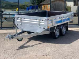 Remorca Noua  750Kg 2 Ax Faro Magicus 263x150x35 cm Tip Platforma RATE — miniatura 9