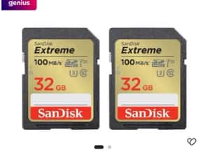 Card de memorie SanDisk Extreme 32GB SDHC pana la 100MB/s & 60MB/s Read/Write speeds, UHS-I, Class 10, U3, V30, Twin-pack, SIGILAT — miniatura 8