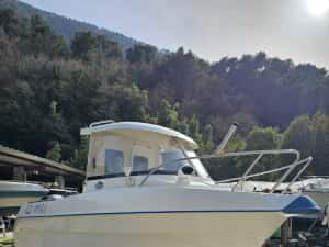 Quicksilver500(5m)Cabina+Mercury 50CP EFI 4T –280h –IMPECABILĂ+Remorca — miniatura 2