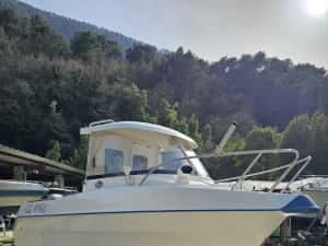Quicksilver500(5m)Cabina+Mercury 50CP EFI 4T –280h –IMPECABILĂ+Remorca — miniatura 9