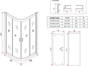 Cabine Dus 80x80 sau 100x100 — miniatura 8