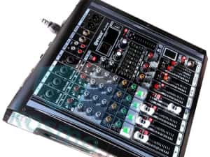 Mixer audio activ amplificat 2 x 450W RMS, 99 Efecte, Bluetooth, USB — miniatura 2