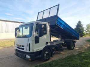 Iveco Eurocargo 75E18, basculabil pe 3 parti, basculare hidraulica pe cutie, Clima