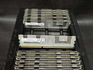 RAM server 64GB DDR3 ECC LRDIMM Samsung PC3-12800L 1600MHz — miniatura 2