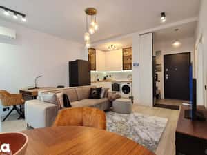 ONE NORTH LOFTS -  2 camere, mobilat ROVERE, GARAJ SI BOXA PE ETAJ — miniatura 4