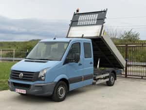 VW Crafter BASCULABIL 3.5t / 6+1 Locuri / Aer conditionat / Euro6 / stare PERFECTA, TVA Deductibil — miniatura 1
