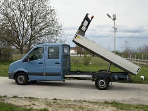 VW Crafter BASCULABIL 3.5t / 6+1 Locuri / Aer conditionat / Euro6 / stare PERFECTA, TVA Deductibil — miniatura 7