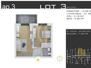 Apartament 2 camere Titan-Theodor Pallady-Metrou N. Teclu