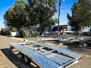 Remorca Transport Auto REPO,trailer,platforma 2700 kg — miniatura 4