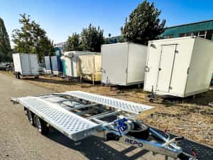 Remorca Transport Auto REPO,trailer,platforma 2700 kg — miniatura 5