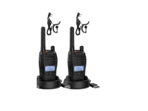 2 x Stație radio portabilă Baofeng PMR446, 16 canale, 0.5 W, USB, 1200 mAh, Model E88/A88 — miniatura 5
