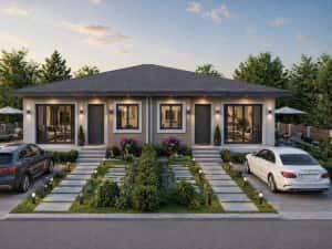 Apartamente în duplex – Parter | 3 camere | Curte proprie — miniatura 1