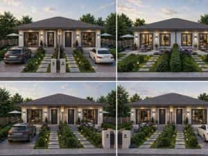 Apartamente în duplex – Parter | 3 camere | Curte proprie — miniatura 7